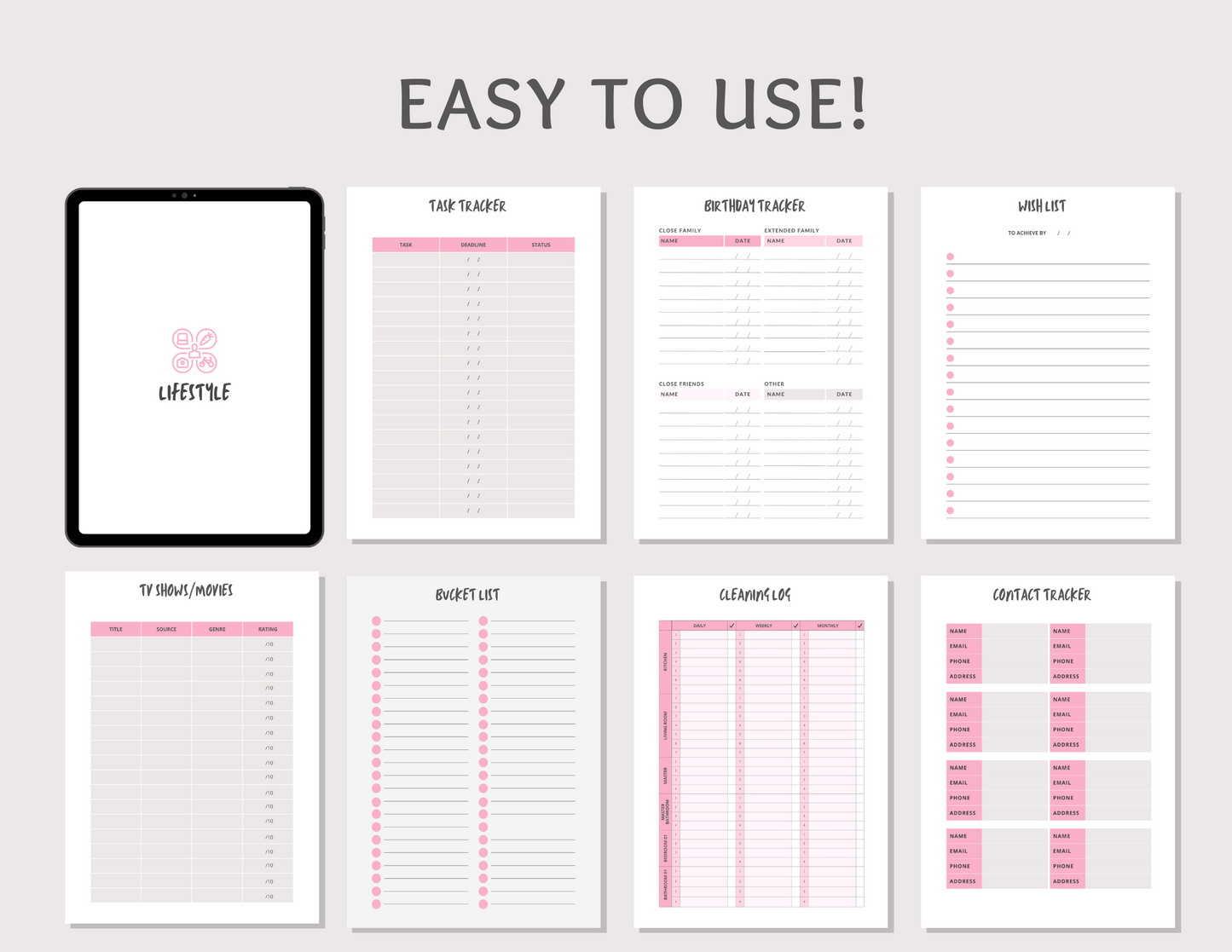 The Ultimate ADHD Planner | Digital | Printable