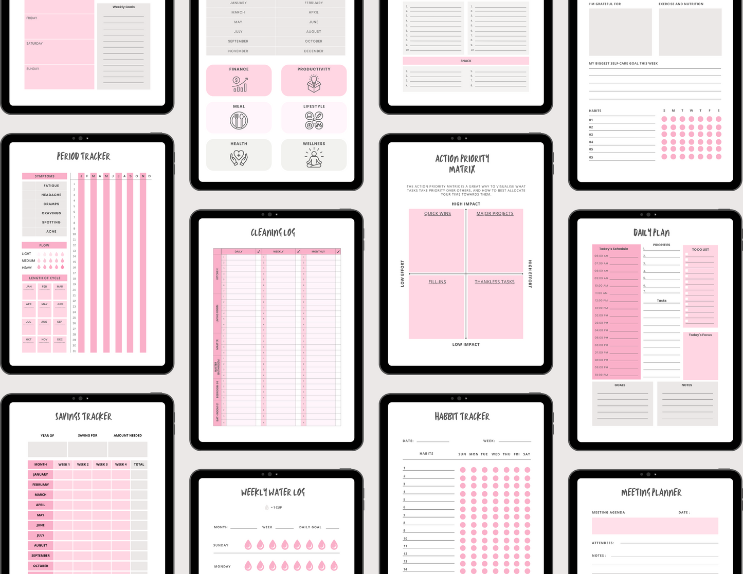 The Ultimate ADHD Planner | Digital | Printable