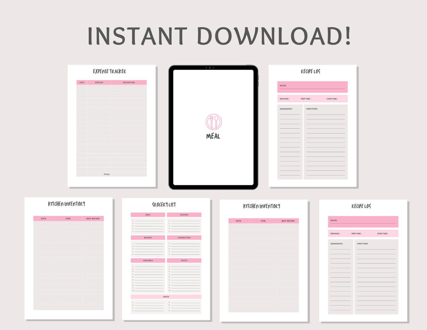 The Ultimate ADHD Planner | Digital | Printable