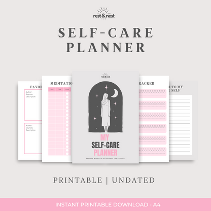 The Ultimate Self-Care Planner | Digital | Printable